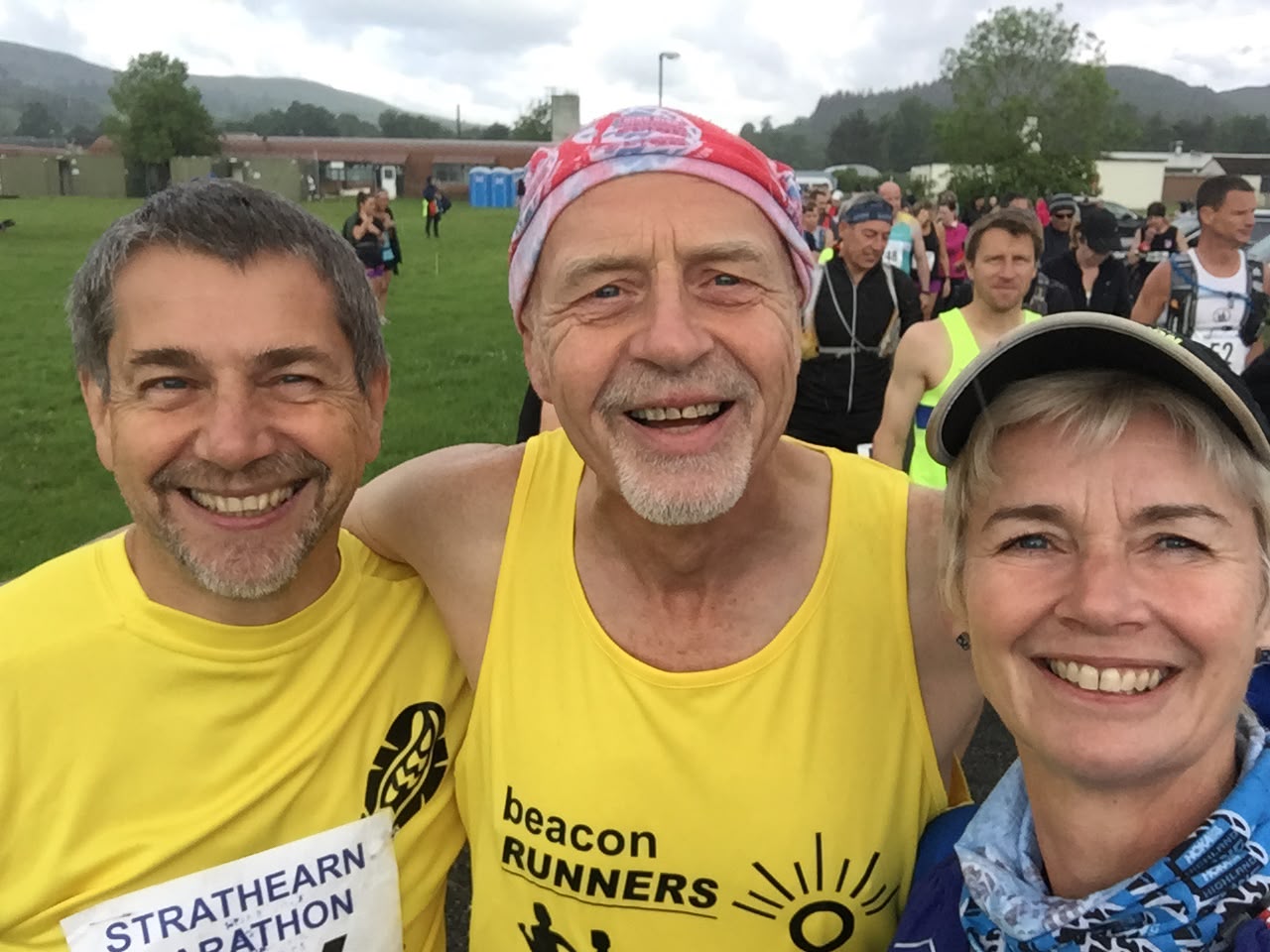 Runners in tutus