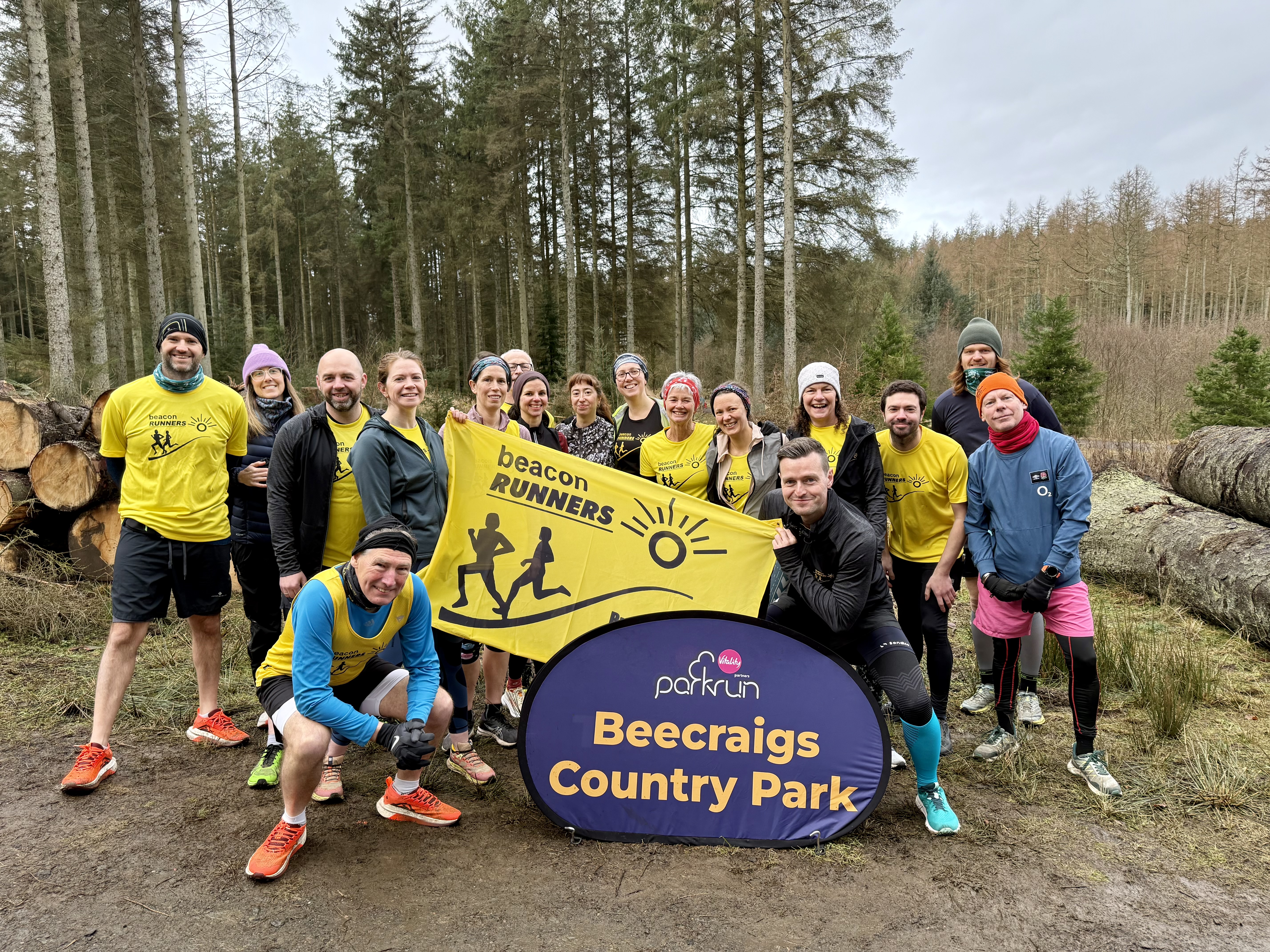 Group photo of all the runners